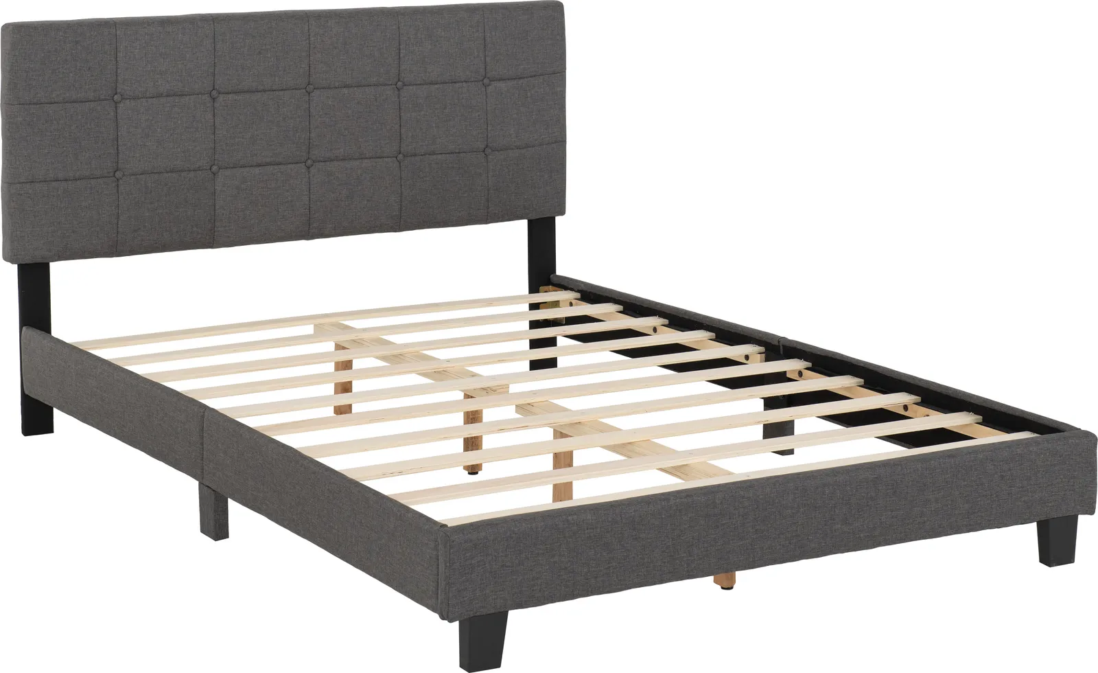 Seconique Arran 4'6" Bed (Double) in Grey 2