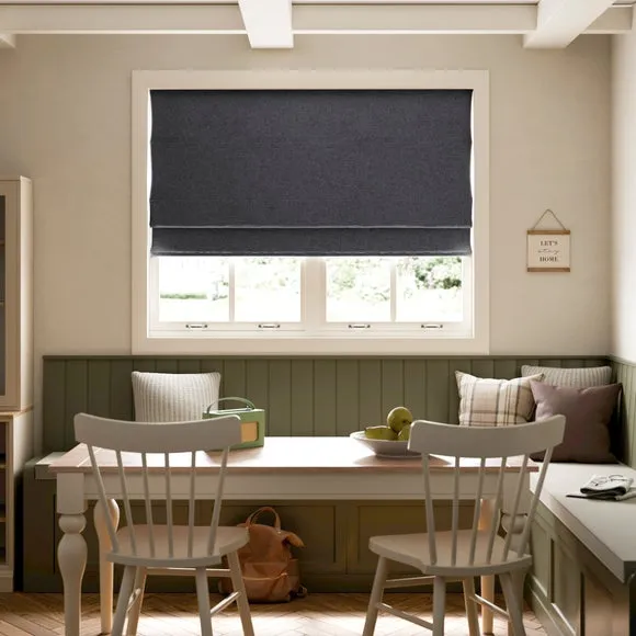 Luna Easy Chain Blackout Roman Blind 1