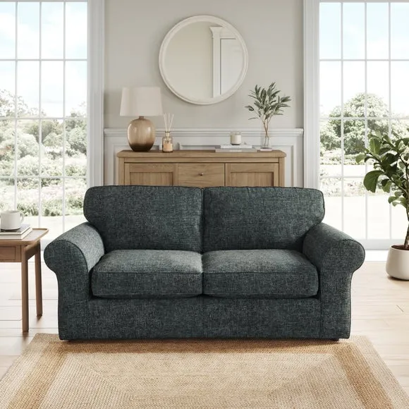 Flori Chunky Chenille 2 Seater Sofa Bed 1
