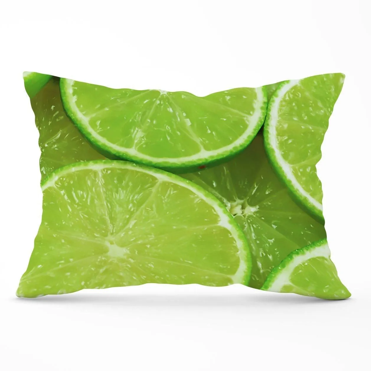Warren Reed - Designer Fresh Limes Cushions in Green