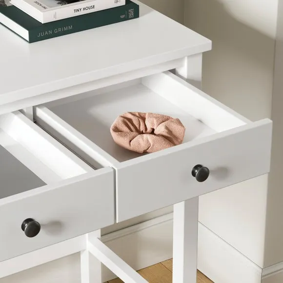 Lynton 2 Drawer Compact Dressing Table 3