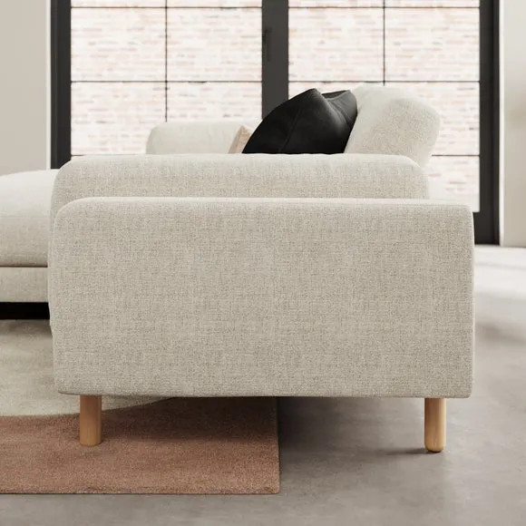 Newton Chunky Tonal Weave Corner Chaise 2
