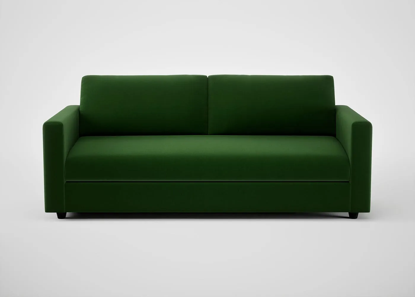 Heal's Nimbus II 4 Seater Sofa Smart Velvet Forest Black Feet 1