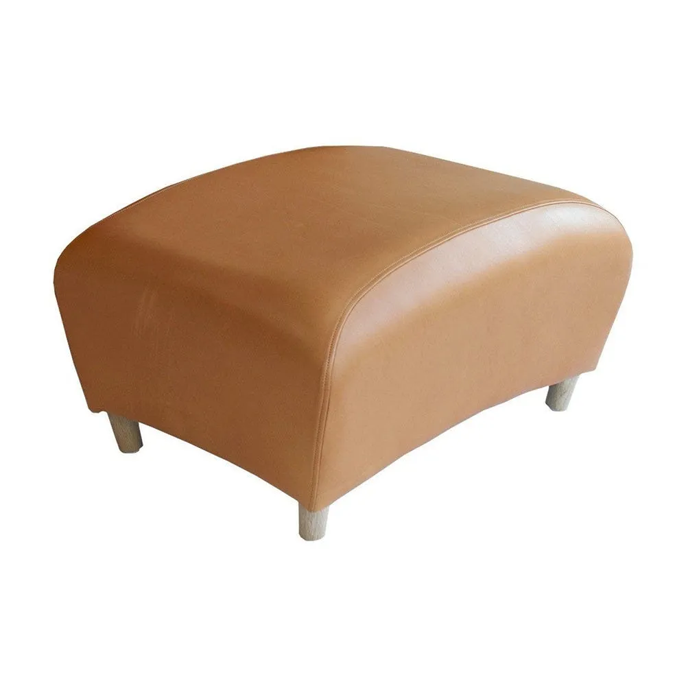 Scp Balzac Footstool Utah Russet Leather Natural Filling 2