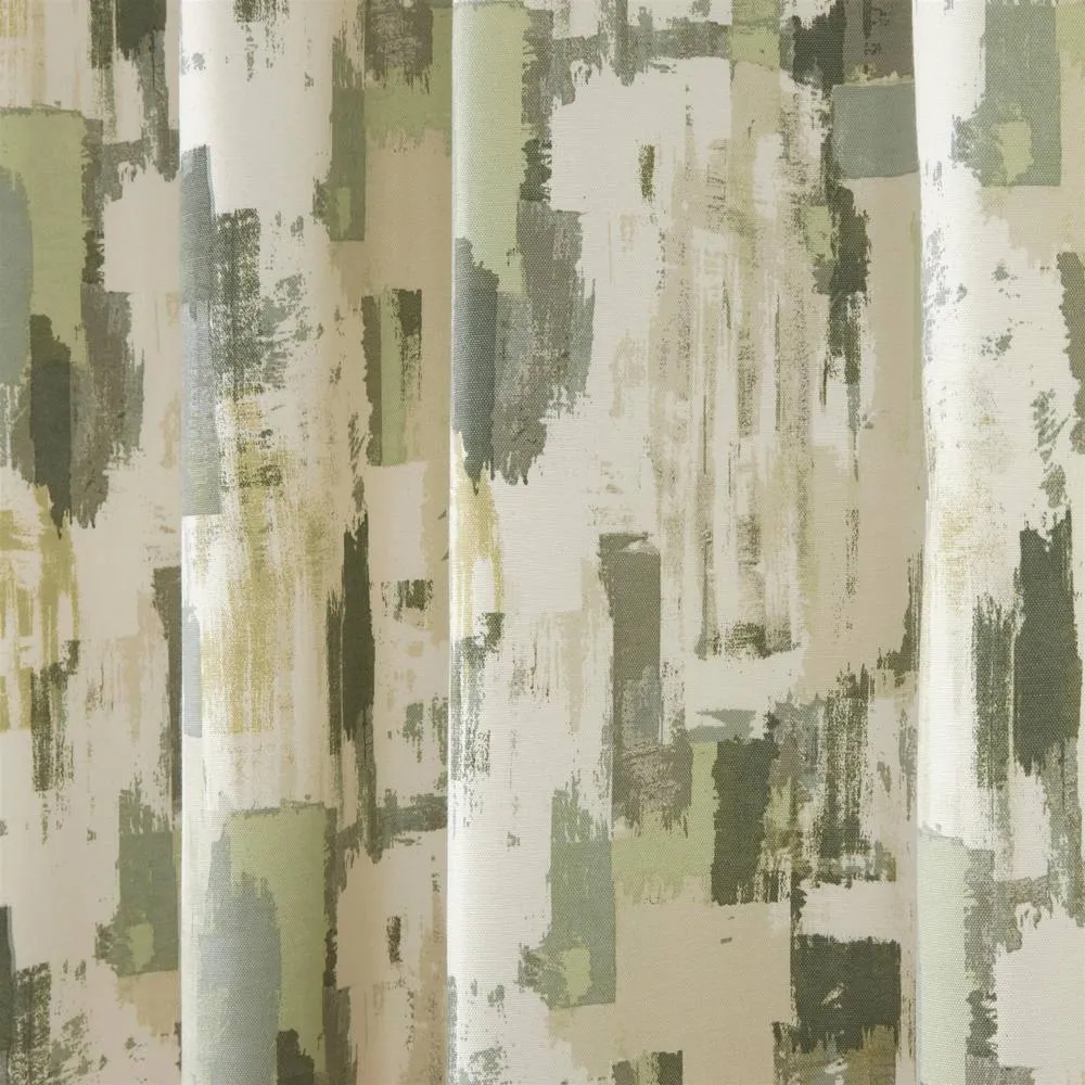 Sundour Bamford Eyelet Curtains in Green 3