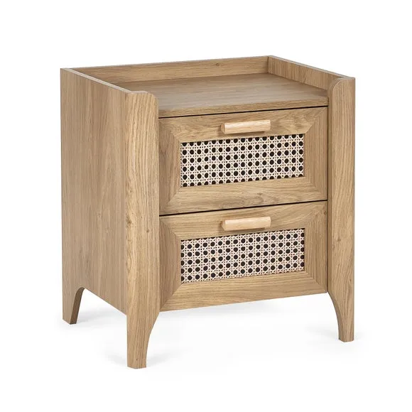 Return - Victor 2 Drawer Bedside Table
