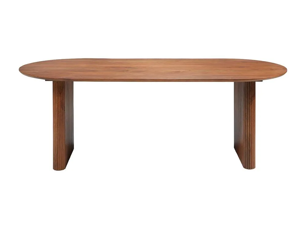 Vente-unique Mango Wood Dining Table With 8 Place Settings - Natural - BALIMELA in Walnut 4