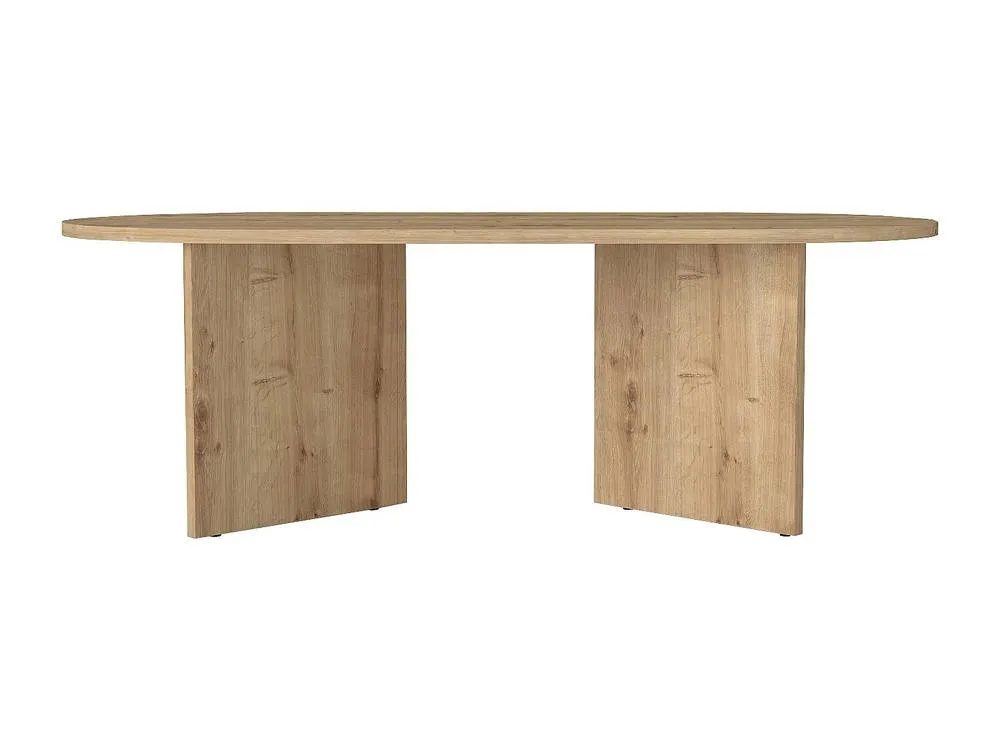 Vente-unique Coffee Table - Light Natural - TOPANIA in Light Oak 2