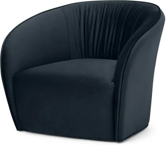 Ramiro Accent Armchair, Twilight Blue Velvet