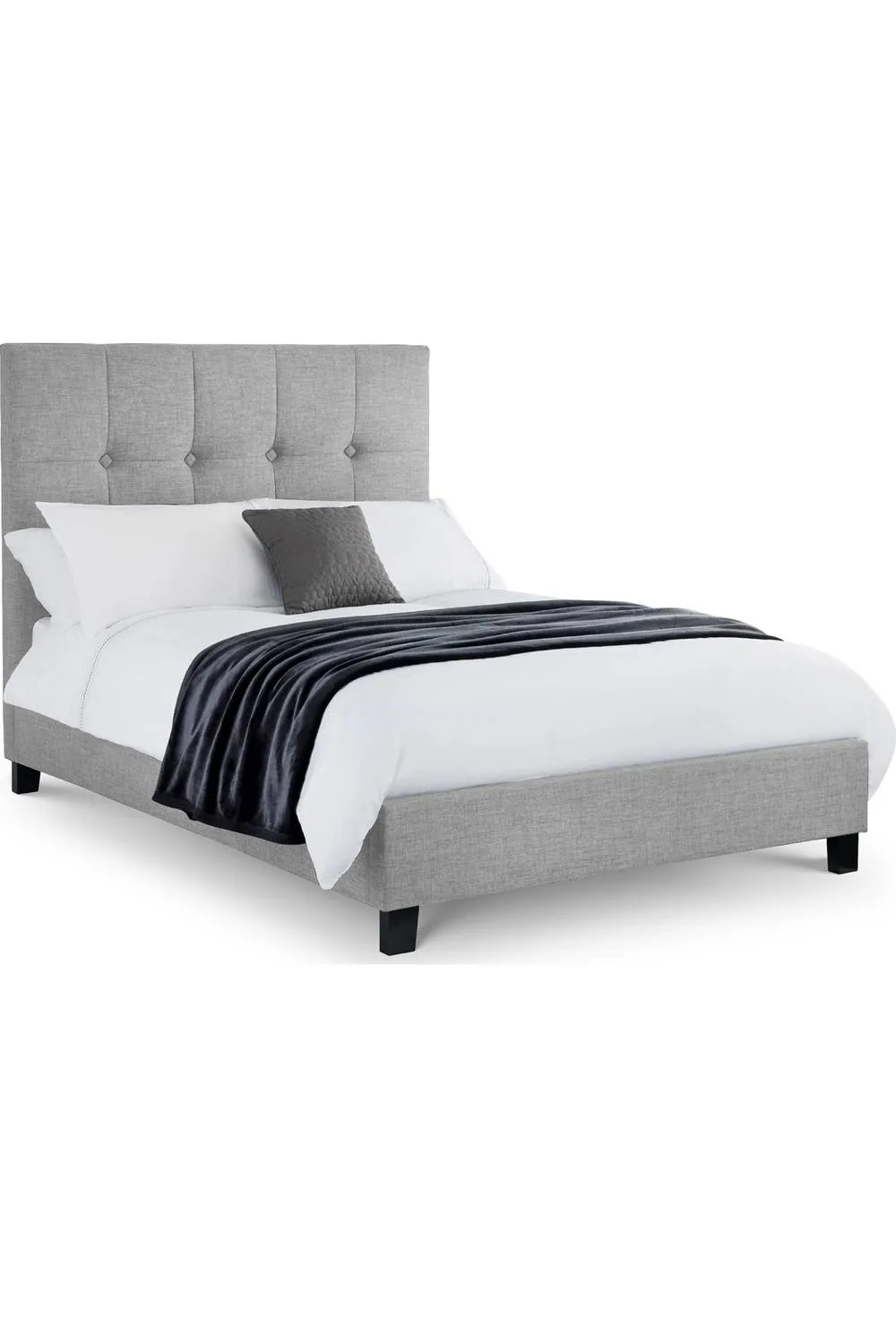 Julian Bowen Sorrento Upholstered Bed in Grey 2