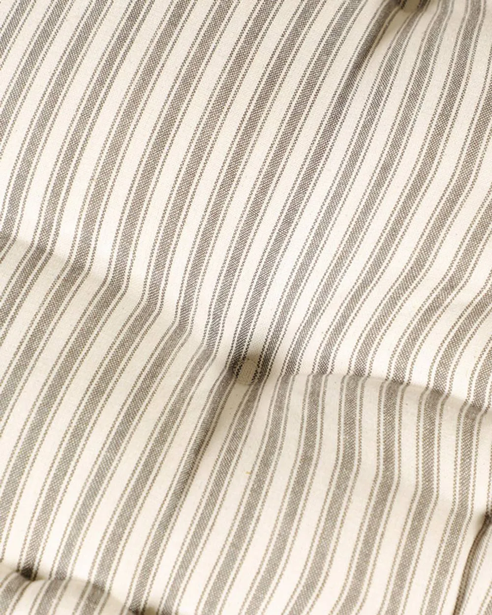 Dibor Set of 2 Giant Grey Striped Indoor Dining Chair Seat Pad Cushions L50cm x W50cm 4