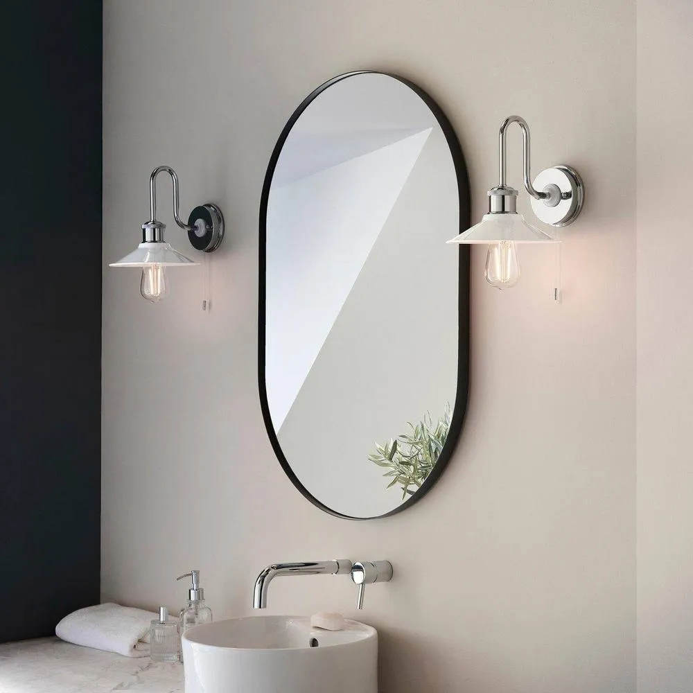 Netlighting 'FIUMICINO' Non Dimmable Stylish Contemporary Bathroom Metal Wall Lamp in White 4