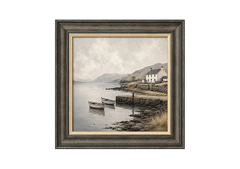 Still Loch 2 Square Framed Wall Art - Home Accessories - In Time for Christmas