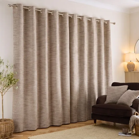Churchgate Swithland Herringbone Eyelet Curtains (Blackout Available) 4