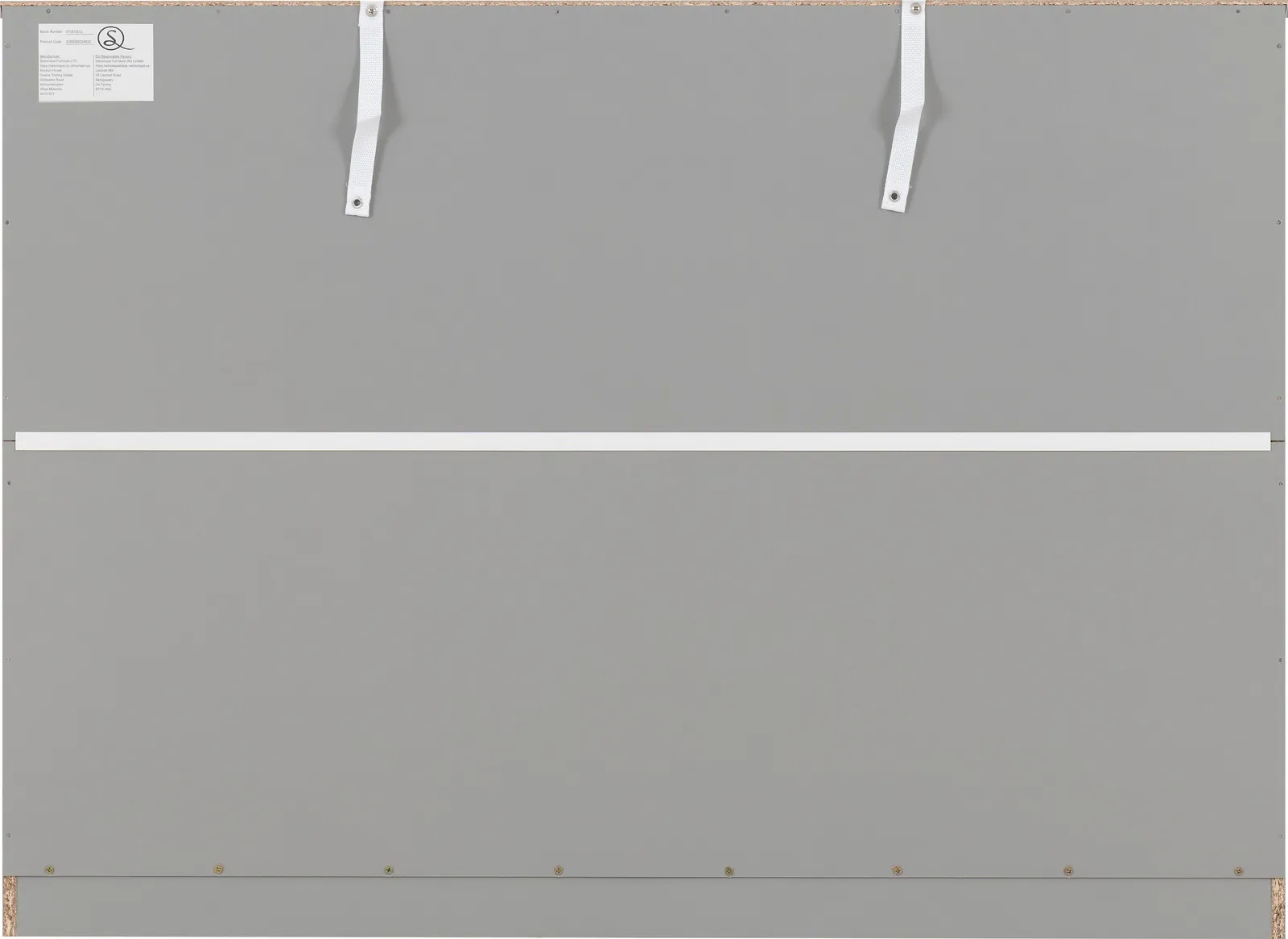 Seconique Dakotia 6 Drawer Chest in Light Grey 5