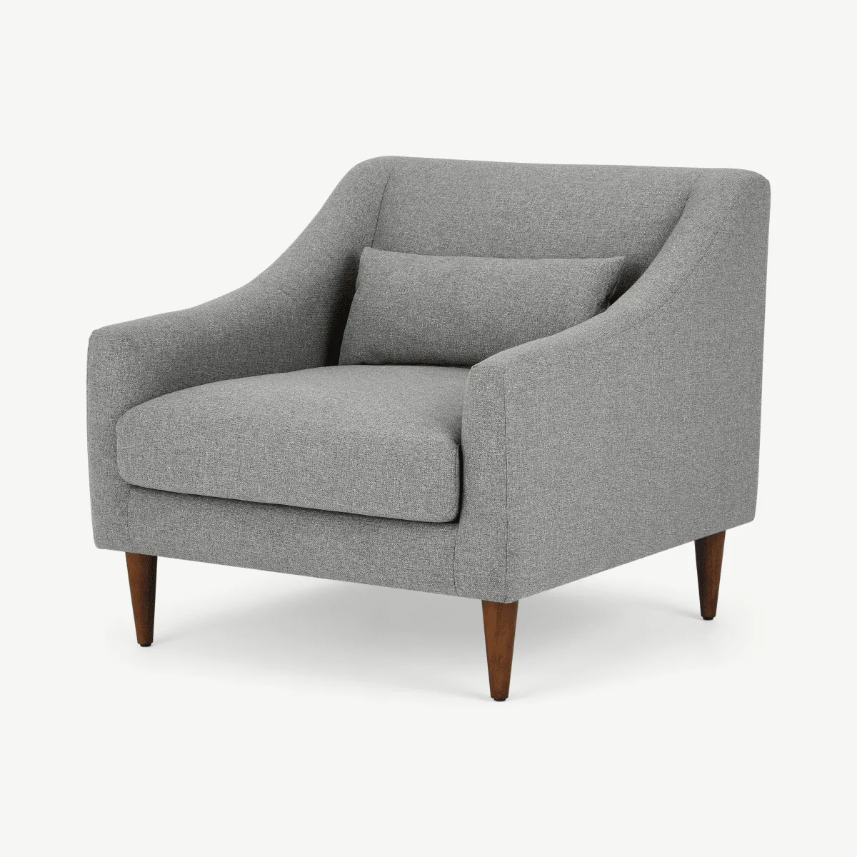 Herton Armchair, Mountain Grey Fabric