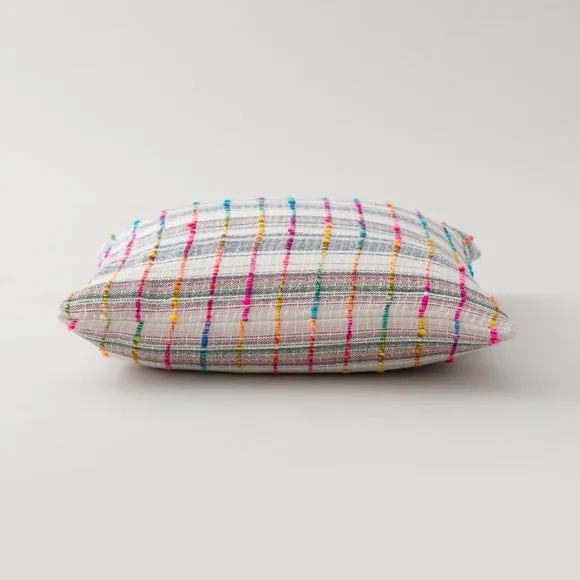 Spacedyed Rainbow Check Cushion 3