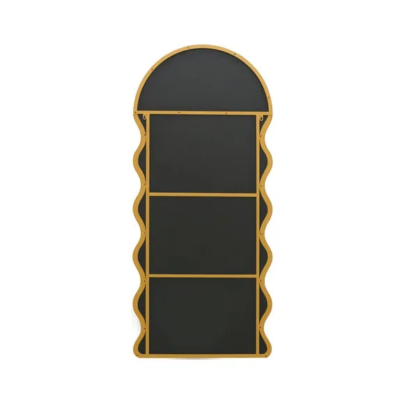 The Fluctus Dome Arch Topped Wavy Wall Mirror 3