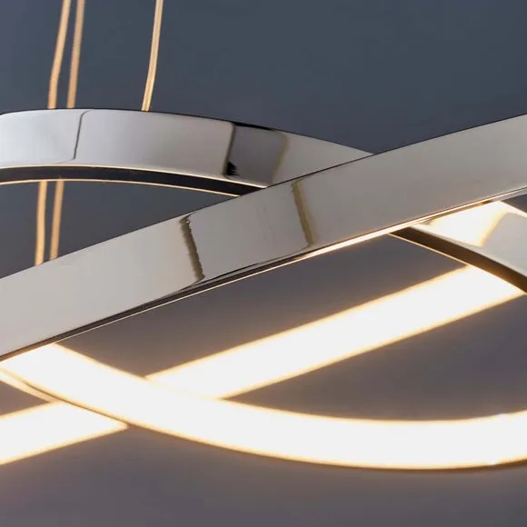 Vogue Kline 2 Light Integrated LED Hoop Ceiling Light 5