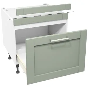 Wickes Ohio Reed Green 600mm Belfast Sink Unit 2