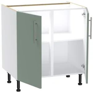 Wickes Orlando Reed Green Base Unit - 800mm 2