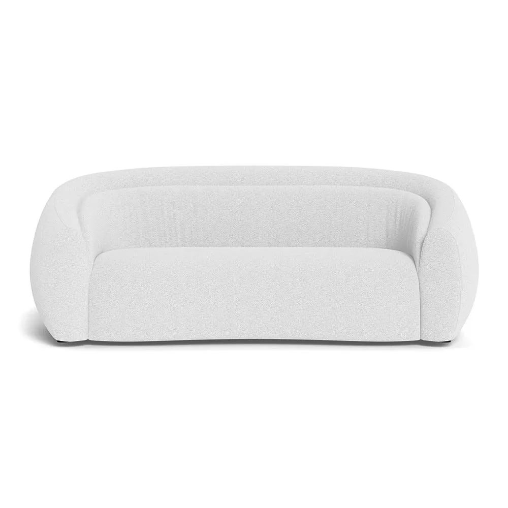 Heal's Flora 3 Seater Sofa Loop Boucle Polar