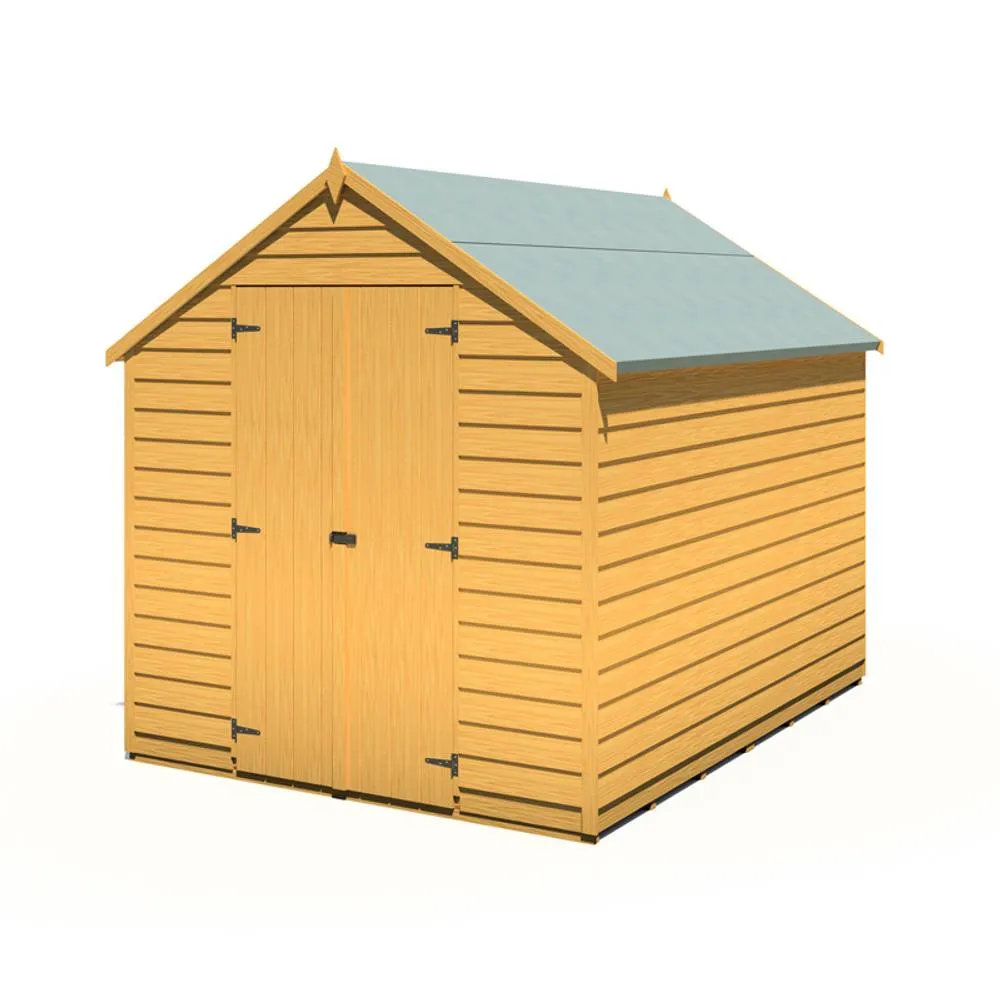 Shires Overlap 8 x 6 Double Door Value in Light Brown 5