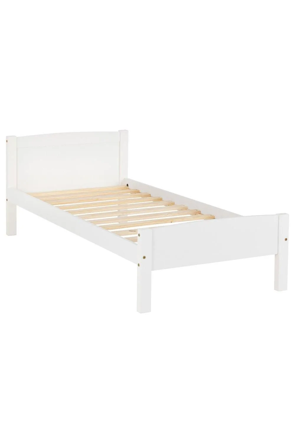 Seconique Amber 3' Single Bed in White 3
