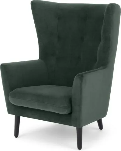 Dolton Accent Armchair, Autumn Green Velvet