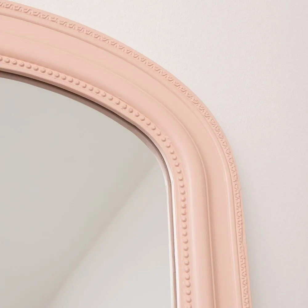 Melody Maison Full Length Pale Pink Leaner & Wall Mirror - 47cm X 142cm 2