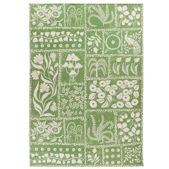 furn. Forage Garden Washable Indoor Outdoor Rug 2