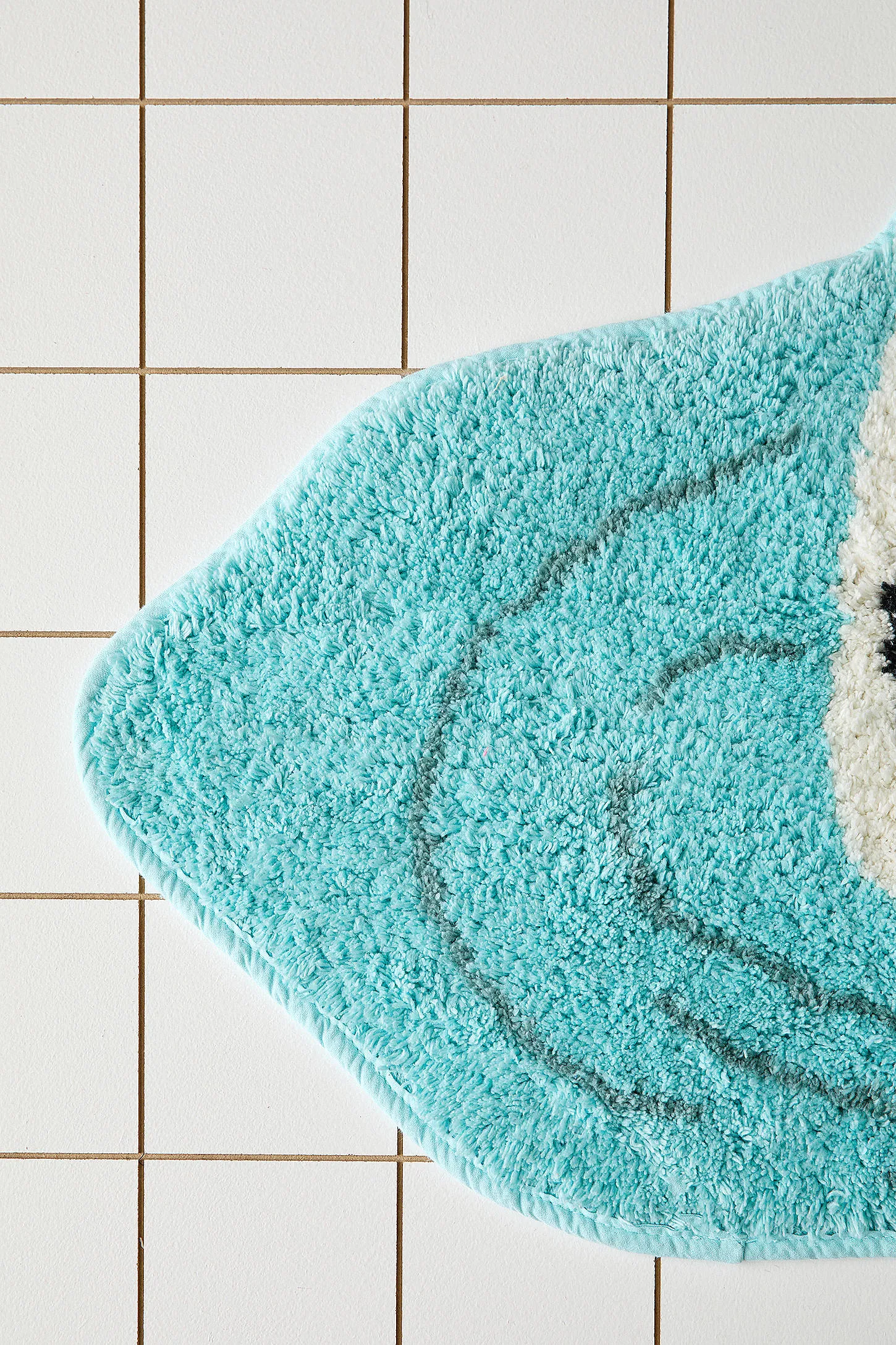 Silly Goose Bath Mat - Blue 3
