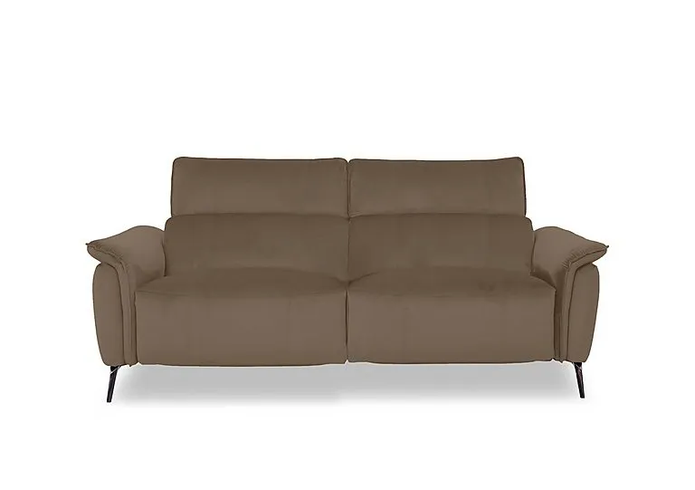 Jude Fabric 3 Seater Power Recliner Sofa with Power Headrests, Power Lumbar and Heated Seats - Opulence Cedar