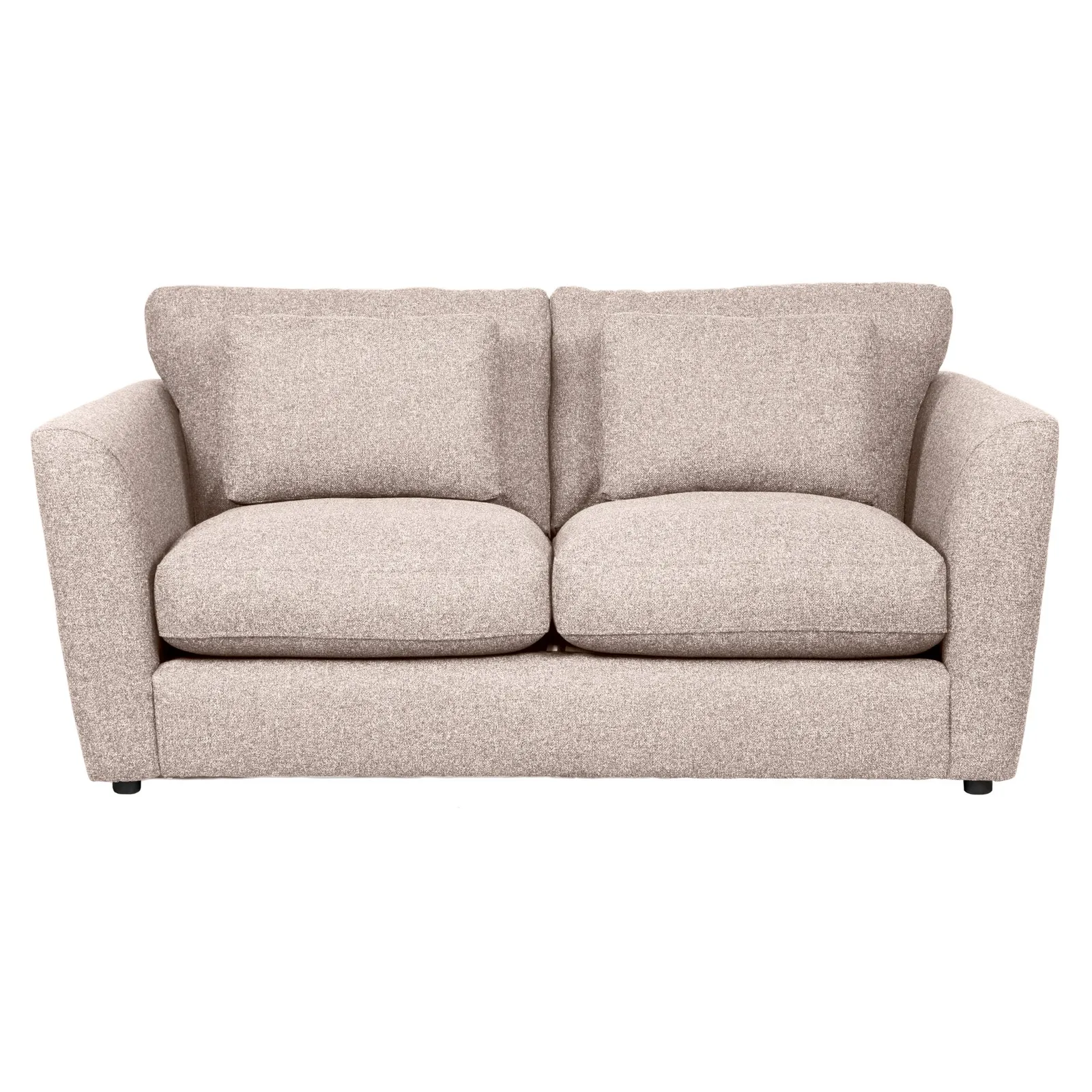 Esther Fleck Fabric 2 Seater Sofa Brown