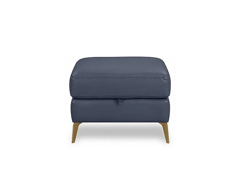 Eclipse Leather Storage Footstool