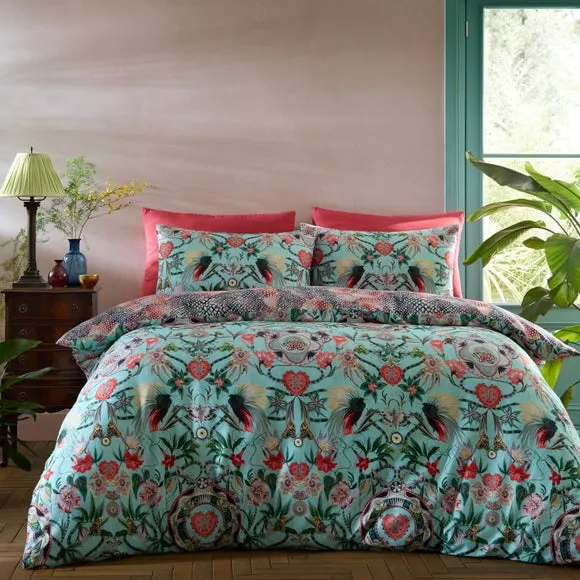 Matthew Williamson Mother Amazon 100% Cotton Duvet Cover & Pillowcase Set 1