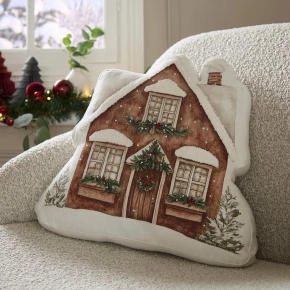 Beaded Traditional House Cushion