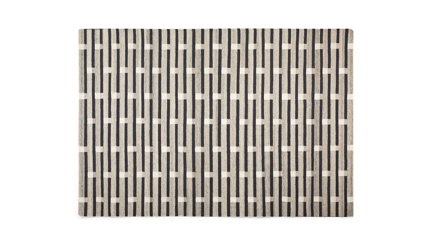 Case Purlin Tufted Rug Warm Grey 170 x 240cm