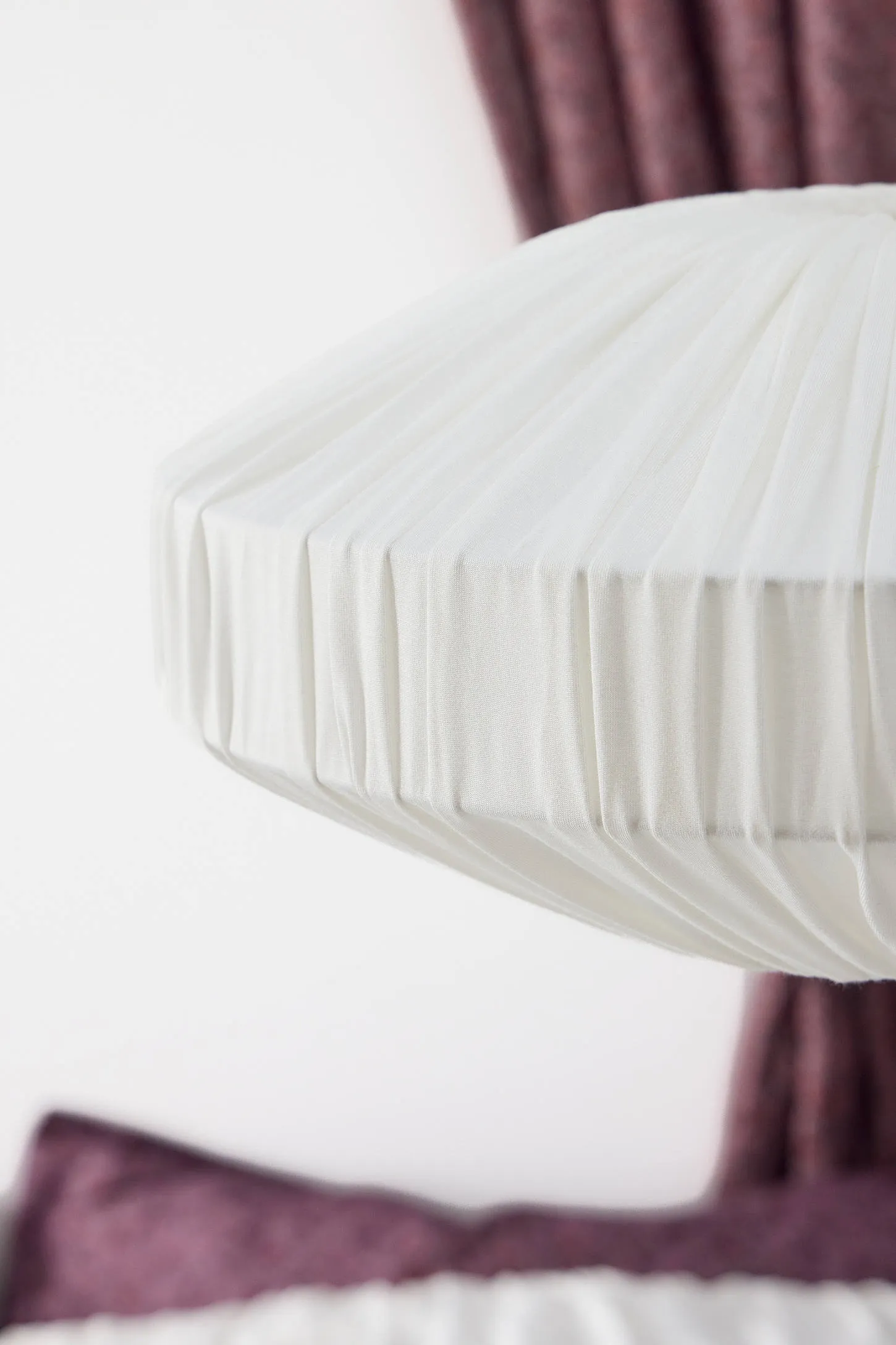 Cinched Lamp Shade - White 3