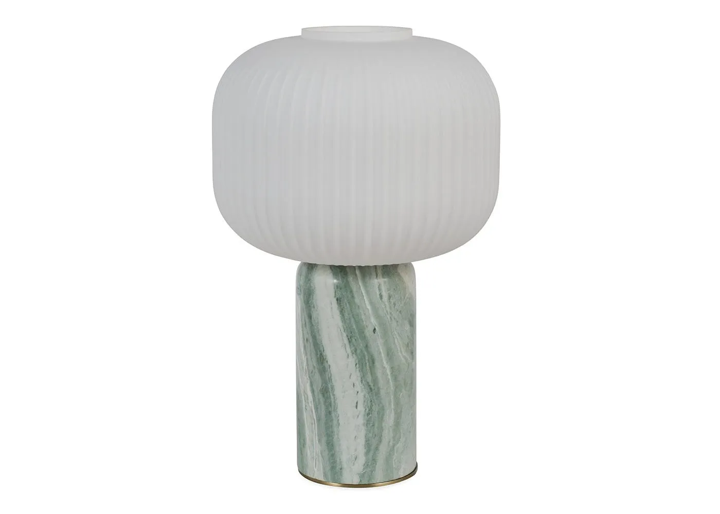 Heal's Opal Lantern Table Lamp Jadeite Marble 1