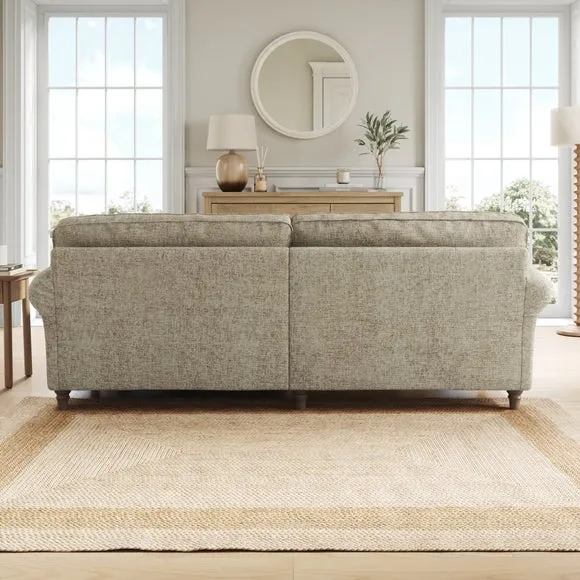Flori Chunky Chenille Corner Chaise Sofa 3
