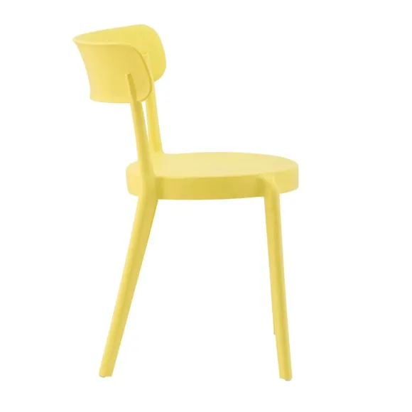 Fusion Living Plastic Bistro Dining Chair 4