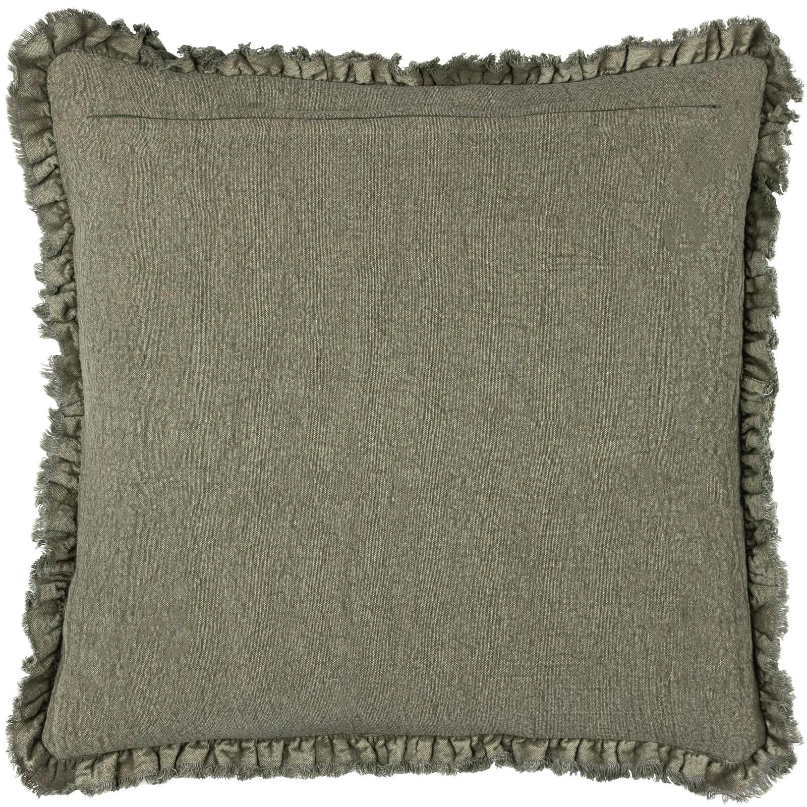Yard Bertie 100% Cotton Velvet Cushion in Green 3