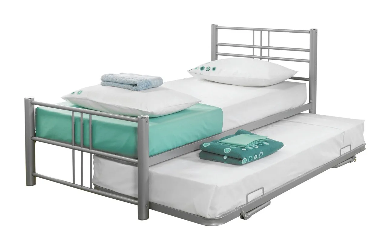Argos Home Atlas Guest Bed - Silver