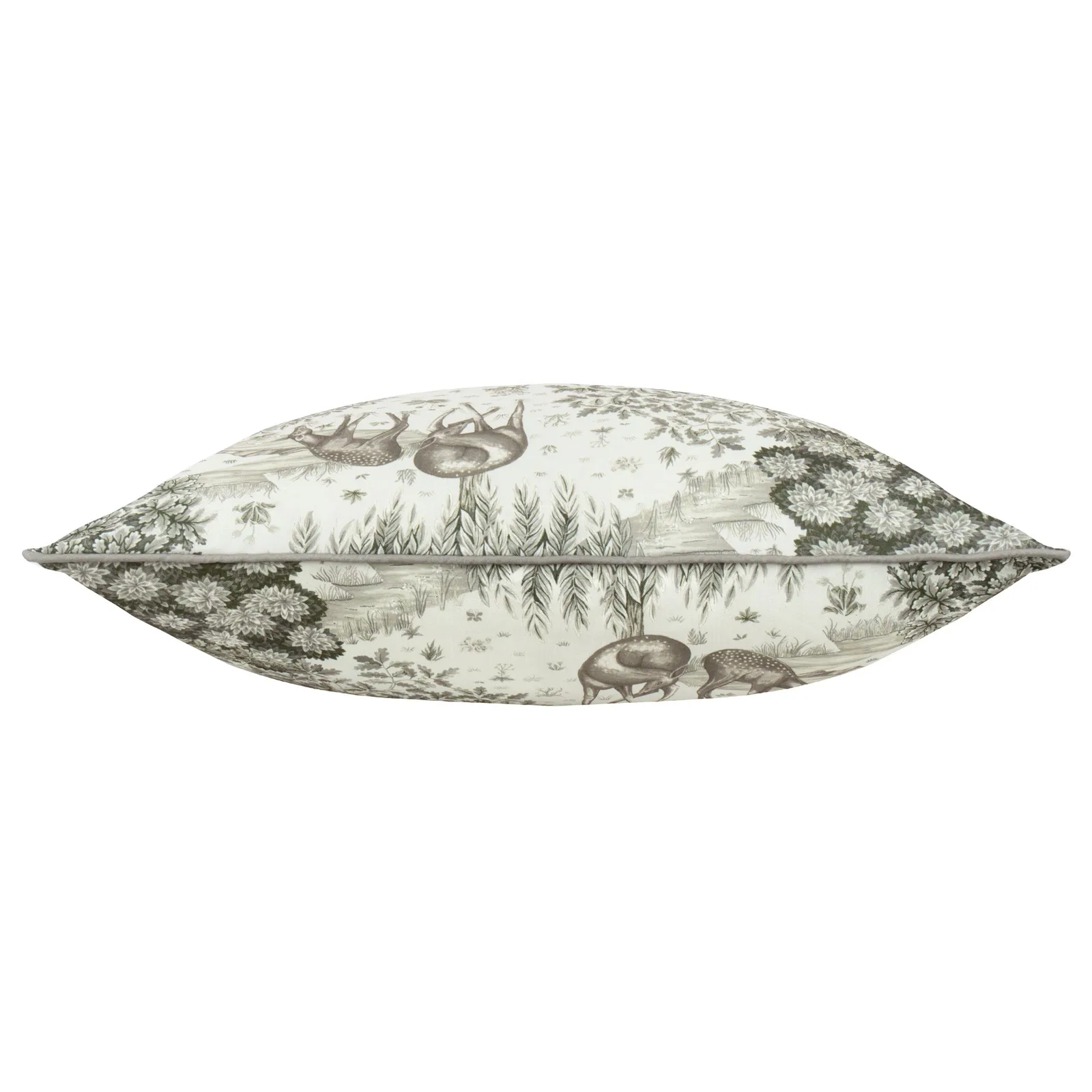 Morris & Co The Brook Printed Outdoor Cushion in Beige 3