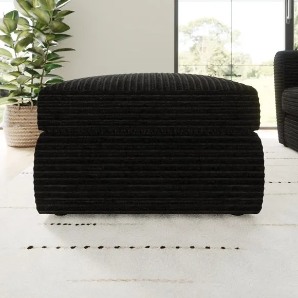 Blake Horizontal Jumbo Cord Footstool 2
