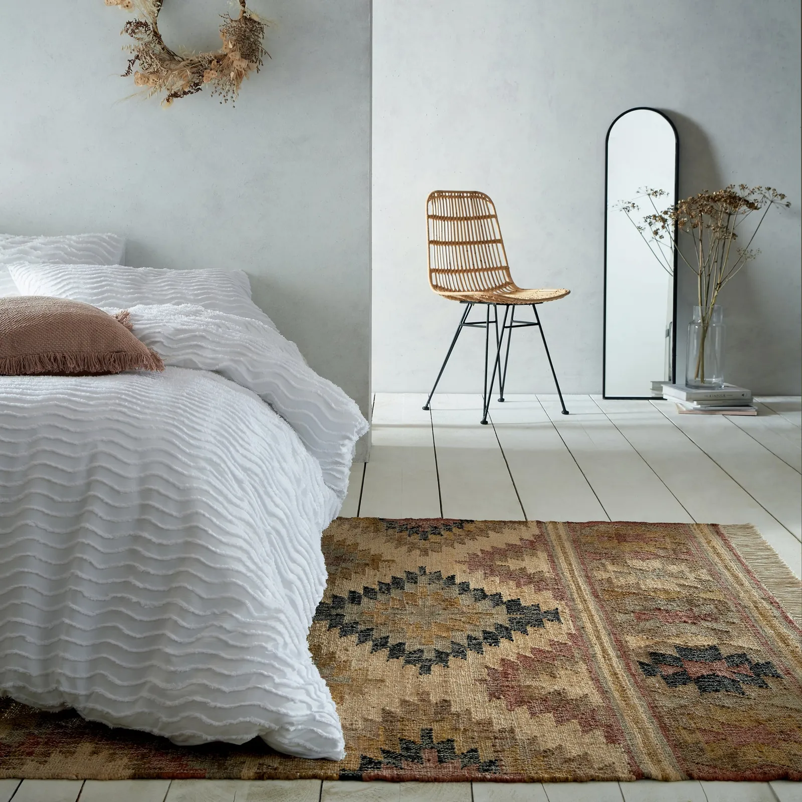 Elijah Jute Rug Brown and Yellow