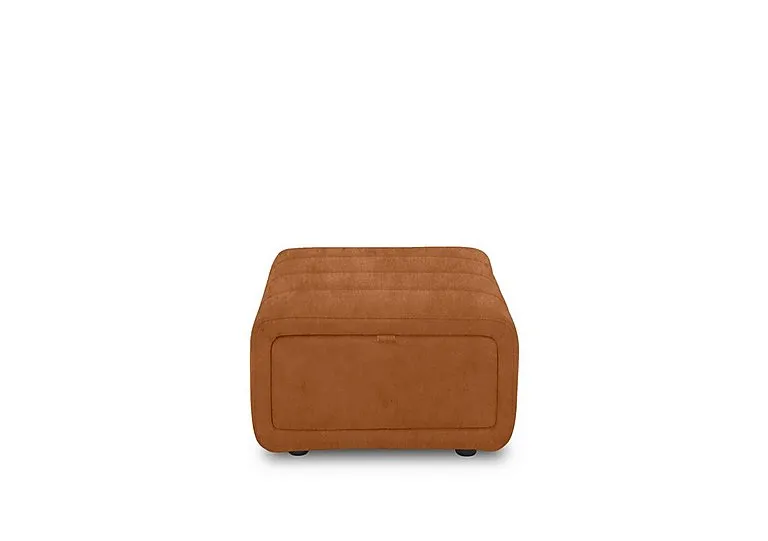 Elphaba Fabric Storage Footstool - Dexter Pumpkin