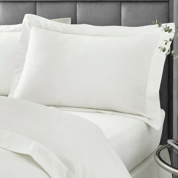 Hotel 230 Thread Count 100% Cotton Sateen Oxford Pillowcase
