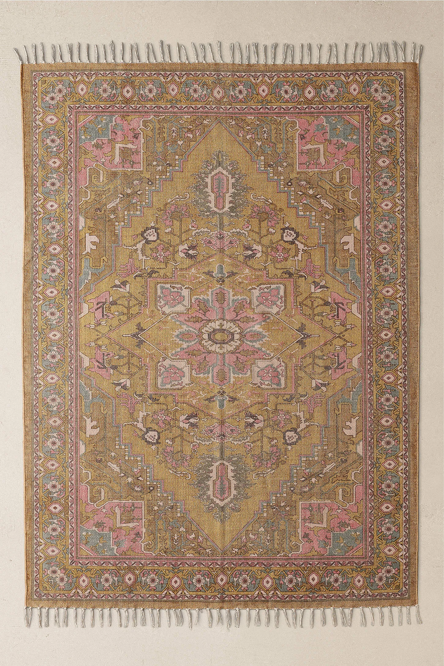 Daphne 5x7ft / 150x210cm Rug - Yellow 2